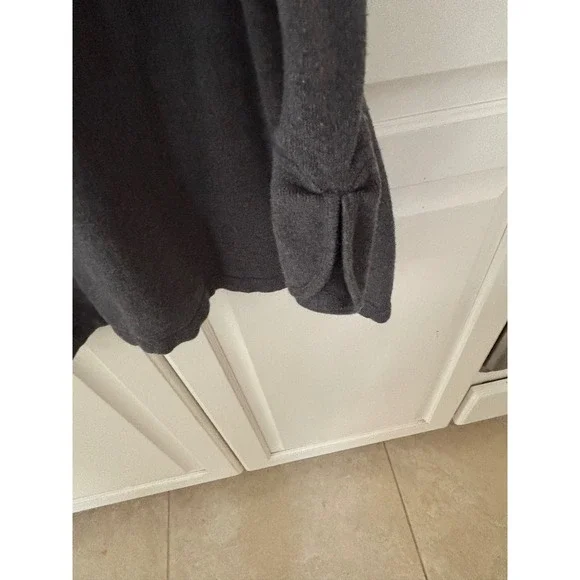 J. McLaughlin Gray Mock Neck Long Sleeve Tunic Top Womens Size M - Picture 7 of 8